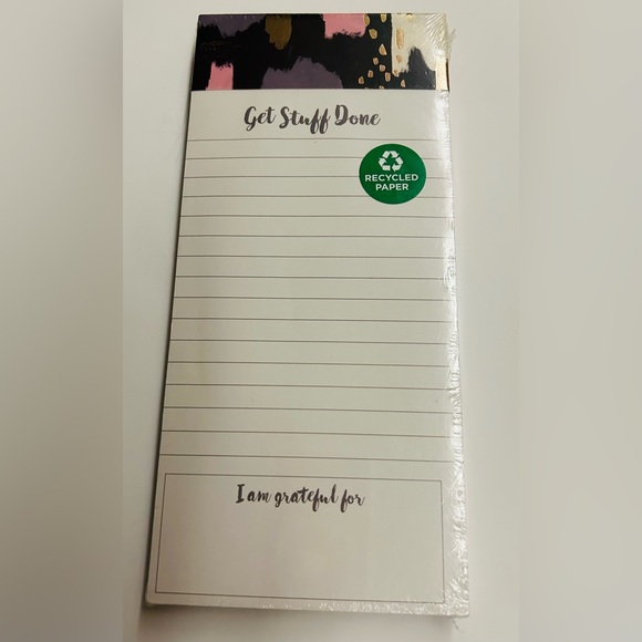 New Clementine Notepad “Get Stuff Done” Lined Pages 9” x 4” made in Vietnam - Picture 5 of 13